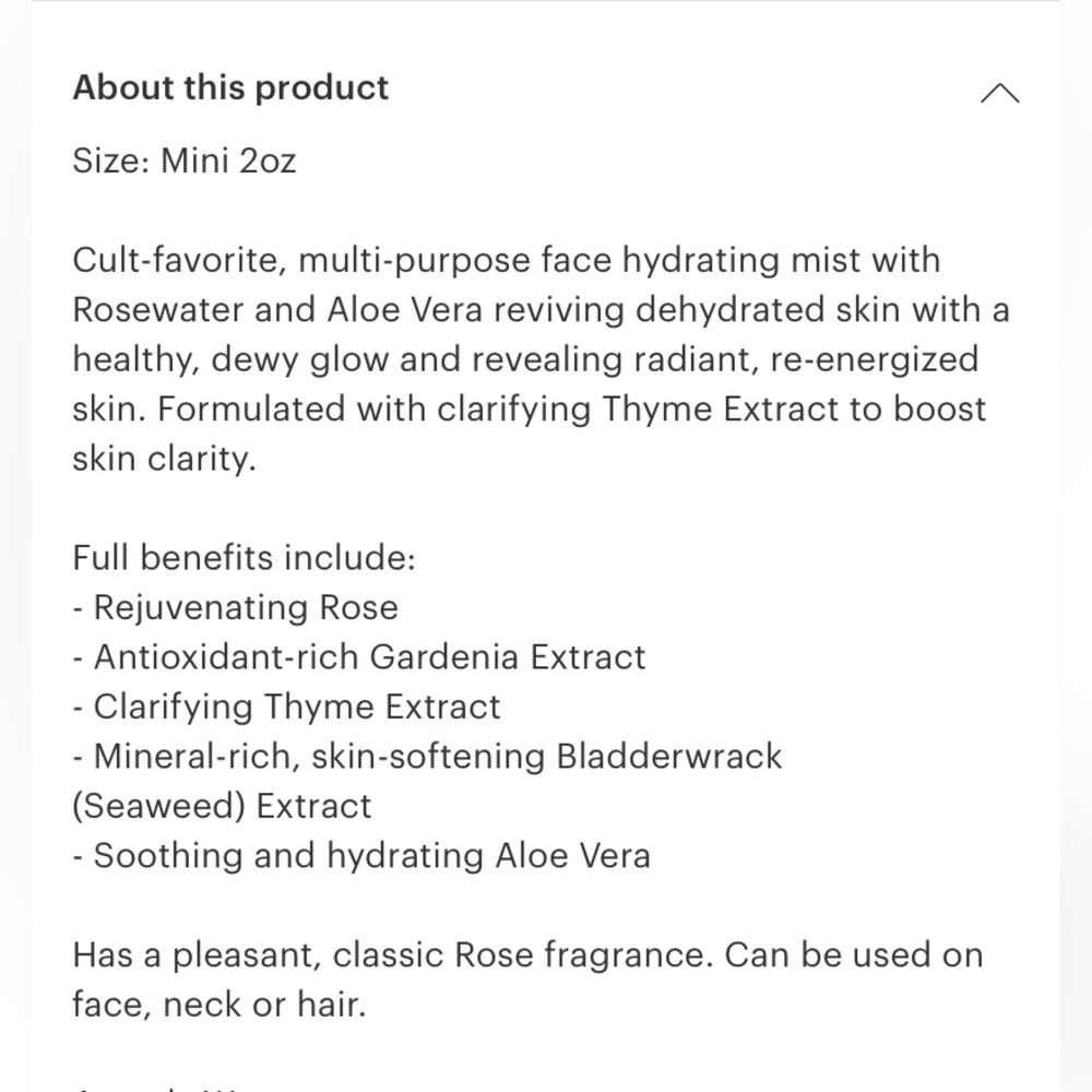 Mario Badescu Rose Water Spray - Picture 2 of 3